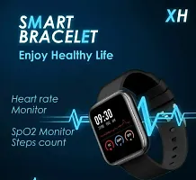 ID116 Plus Smart Bracelet Fitness Tracker Color Screen Smartwatch Heart Rate Blood Pressure Pedometer Sleep Monitor (Black)-thumb3