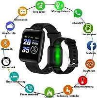 ID116 Plus Bluetooth Smart Fitness Band Watch with Heart Rate Activity Tracker, Step and Calorie Counter, Blood Pressure,(12),Activity Tracker for Men/Women-thumb3