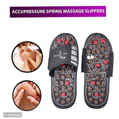 Ayansh Sales Massage Slippers Sandal For Feet Acupressure Therapy Medical Rotating Foot Massager Unisex Men Slides (unique design and color)-thumb3