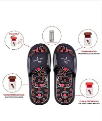 Ayansh Sales Massage Slippers Sandal For Feet Acupressure Therapy Medical Rotating Foot Massager Unisex Men Slides (unique design and color)-thumb3