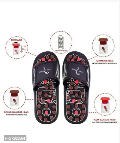 Ayansh Sales Massage Slippers Sandal For Feet Acupressure Therapy Medical Rotating Foot Massager Unisex Men Slides (unique design and color)-thumb4