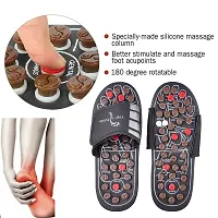 Ayansh Sales Spring Acupressure and Magnetic Therapy Accu Paduka Slippers for Full Body Blood Circulation Natural Slippers For Men and Women with 3 Pair Socks (Unisex) (Size 5, 6, 7, 8, 9)-thumb3