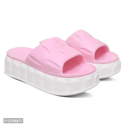 Women Pink/White Heels Sandal-thumb0