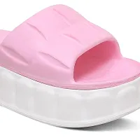 Women Pink/White Heels Sandal-thumb3