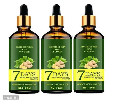 Ginger Hair Growth Essence Germinal Hair Growth Serum Essence Oil Hair Loss Treatment Growth Hair for Men Women (30ML) Pack of 3-thumb0