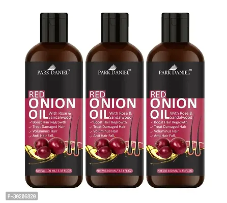 Park Daniel  Red Onion Oil 3 Bottles Of 100 Ml - 300 Ml-thumb0