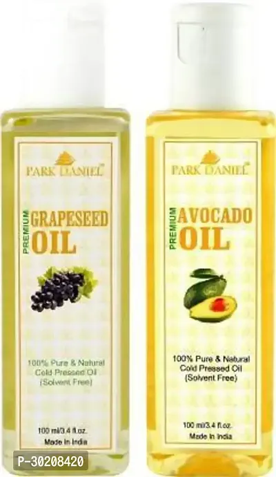 Premium Grapeseed oil and Avocado oil -pack Of 2-thumb0