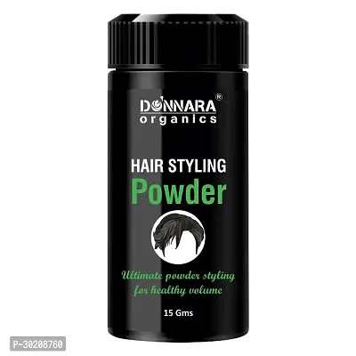 Donnara Organics Hair Volumizing Powder Strong Hold - Matte Finish - 24 Hrs Hold - Natural And Safe Hair Styling Powder Pack Of 1-thumb0