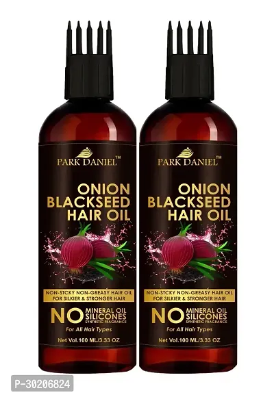 Park Daniel Onion Blackseed Hair Oil- 2 Bottles Of 100 Ml - 200 Ml-thumb0