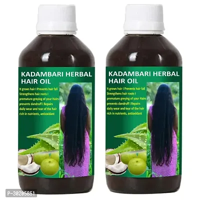 Adivasi Kadambari Herbal Hair Oil Pack of 2 of (250 ML)-thumb0