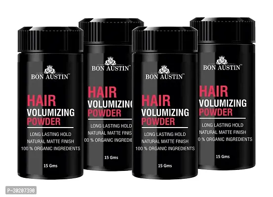 Bon Austin Hair Volumizing Powder Strong Hold Matte Finish 24 Hrs Hold Natural And Safe Hair Styling Powder Pack Of 4 Hair Care Others-thumb0