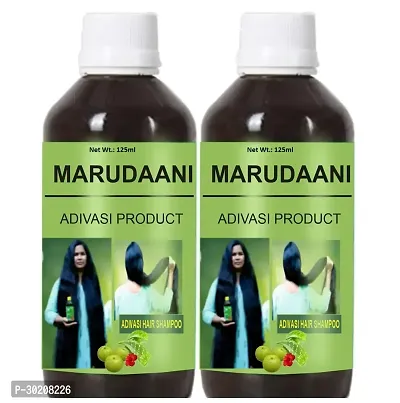 MARUDAANI Adivasi Ayurvedic Shampoo For Hair Fall Control  Hair Nouirishmentnbsp;(125ML) Pack of 2-thumb0