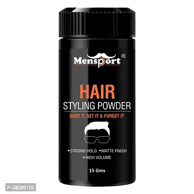 Mensport Hair Volumizing Powder Strong Hold Matte Finish 24 Hrs Hold Natural And Safe Hair Styling Powder Pack Of 1 Hair Care Others-thumb0