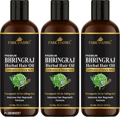 Park Daniel BHRINGRAJ Herbal Hair oil  Combo 3 Bottles(300 ml)-thumb0