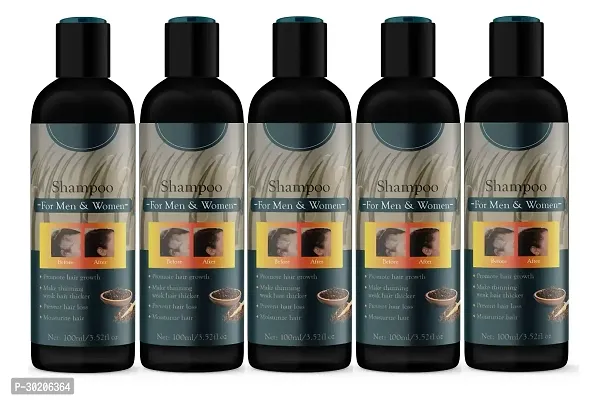 Anti Hair Loss Shampoo Natural Hair Growth Thickening Treatment Improves Sparse (100ml) Pack of 5-thumb0