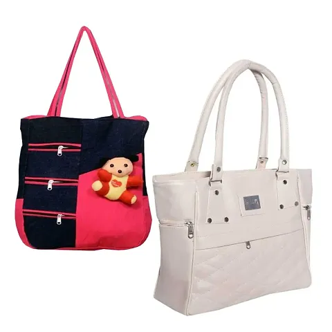 Trendy Cute Combo Of PU Handbags For Women