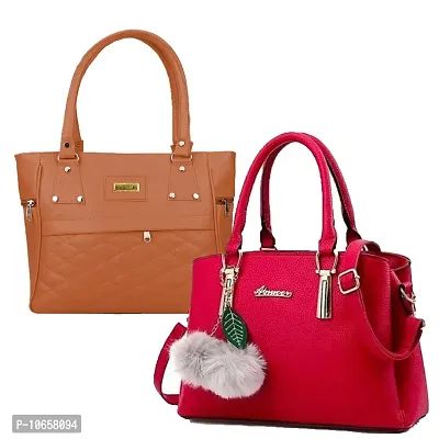Trendy Cute PU Combo Of Handbags-thumb0