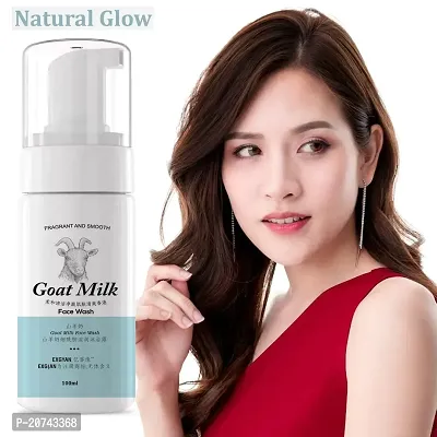 Goat milk Skin Lightening  Tan Removal Face wash, For Natural Glow  Spotless Skin-thumb0