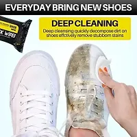 Wipes Shoe Wipes (1 Pack of 80 Pcs) Instant Sneaker Cleaner Shoe Cleaning Wipes Sneaker Wipes for Shoes Quick Remove Dirt Stain Shoe Cleaner Wipes Shoe Wipes for Sneakers Cleaning Kit-thumb1