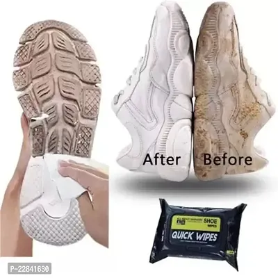 Wipes Shoe Wipes (1 Pack of 80 Pcs) Instant Sneaker Cleaner Shoe Cleaning Wipes Sneaker Wipes for Shoes Quick Remove Dirt Stain Shoe Cleaner Wipes Shoe Wipes for Sneakers Cleaning Kit-thumb3