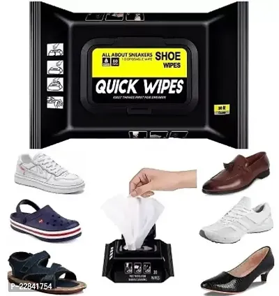 RVD (Pack of 80) Shoe Cleaner Wet Wipes Shoe Cleaning Wipes Sneaker Wipes for Shoes Quick Remove Dirt Stain Shoe Cleaner Wipes Shoe Wipes for Sneakers Cleaning Kit