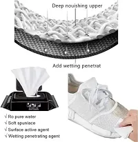 RVD (Pack of 80) Shoe Cleaner Wet Wipes Shoe Cleaning Wipes Sneaker Wipes for Shoes Quick Remove Dirt Stain Shoe Cleaner Wipes Shoe Wipes for Sneakers Cleaning Kit-thumb1