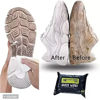 Shoe Wipes Sneaker Wipes (1 Pack of 80 Pcs) Instant Sneaker Cleaner Shoe Cleaning Wipes Sneaker Wipes for Shoes Quick Remove Dirt Stain Shoe Cleaner Wipes Shoe Wipes for Sneakers Cleaning Kit-thumb2