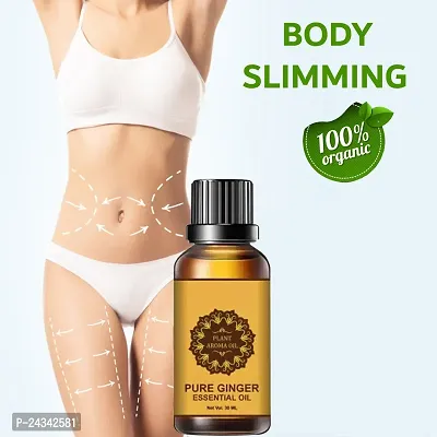 Ginger Essential Oil | Ginger Oil Fat Loss | Beauty Fat Burner Fat loss fat go slimming weight loss body fitness oil Shape Up Slimming Oil For Stomach, Hips  Thigh-thumb2