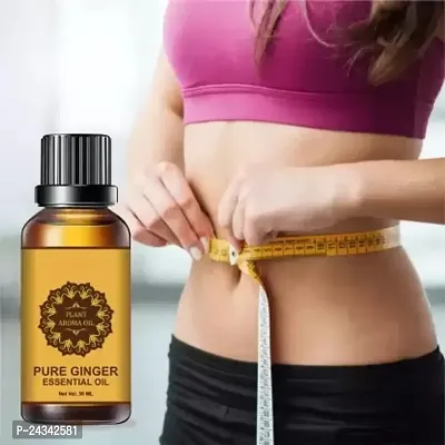 Ginger Essential Oil | Ginger Oil Fat Loss | Beauty Fat Burner Fat loss fat go slimming weight loss body fitness oil Shape Up Slimming Oil For Stomach, Hips  Thigh-thumb5