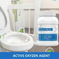 Toilet Active Oxygen Cleaner Agent, All Purpose Cleaning Powder, Powerful Pipe Dredging Agent, Effectively Cleans Stubborn Dirt from Toilet (Toilet Clening Power 200gm 1 Pcs)-thumb1