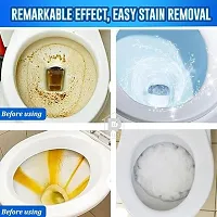 Toilet Active Oxygen Cleaner Agent, All Purpose Cleaning Powder Toilet Bowl Foam Cleaner, Powerful Pipe Dredging Agent, Effectively Cleans Stubborn Dirt from The Toilet -200gm-thumb1
