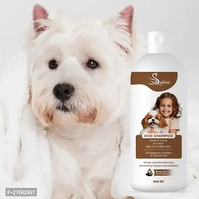 Dog Shampoo | Ditch to Itch Dog Anti Dandruff Shampoo - 300ml | Dog Shampoo for Pomeranian, Shih tzu Puppy, German Shepherd, Labrador Golden Retriever, Dogs Shampoo- Pack of 1-thumb0