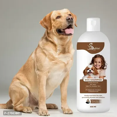 Dog Shampoo | Ditch to Itch Dog Anti Dandruff Shampoo - 300ml | Dog Shampoo for Pomeranian, Shih tzu Puppy, German Shepherd, Labrador Golden Retriever, Dogs Shampoo- Pack of 1-thumb0