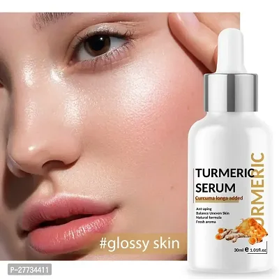 Heny Turmeric Face Serum for Acne, Dark Spots, and Anti-Aging - Suitable for All Skin Types - Glowing and Hydrating Formula