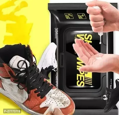 Natural Sneaker Shoe Cleaner Wipes Packs of 80 Portable Sneakers Cleaner Shoe Wipes Quickly Remove Dirt Stains These Disposable Shoe Cleaning Wipes Can Be Used On Most Footwear-thumb0