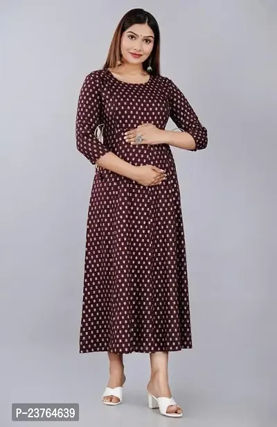 VNSAGAR Kurti for Women | Maternity Feeding Kurti for Women Pre and Post Pregnancy Women-thumb2