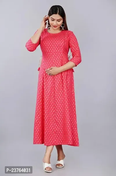 VNSAGAR Kurti for Women | Maternity Feeding Kurti for Women Pre and Post Pregnancy Women-thumb2