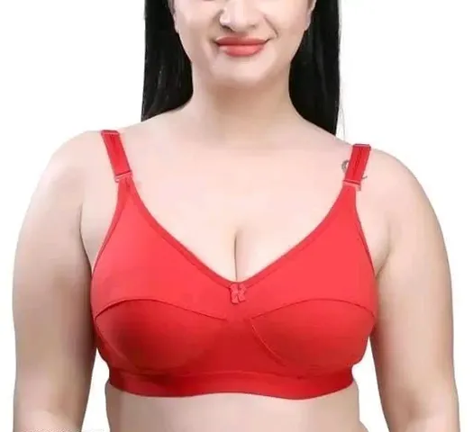 Stylish Blend Solid Bras For Women