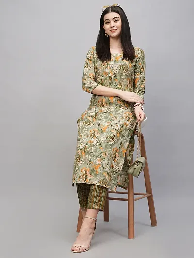 Beautiful Blend Kurta Bottom Set For Women