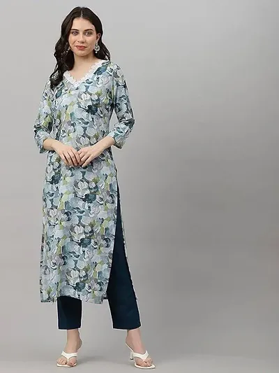 Fancy Blend Kurta And Bottom Set For Women