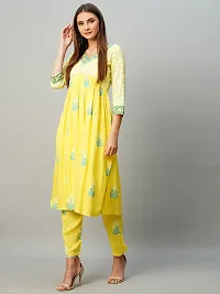 Stylish Cotton Blend Kurta, Bottom and Dupatta Set For Women-thumb2