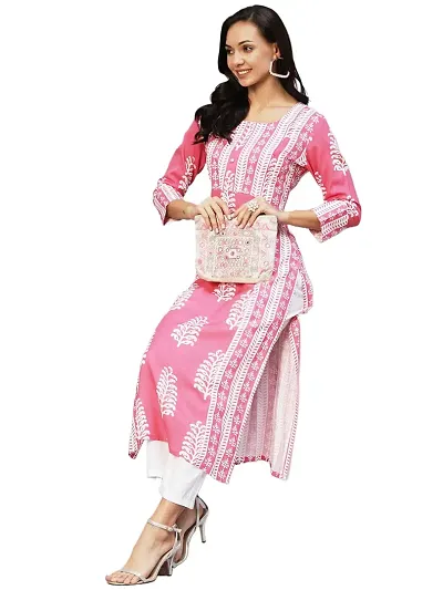 Stylish Printed Straight Kurtis