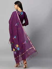 Stylish Women Cotton Kurta, Bottom with Dupatta Set-thumb3