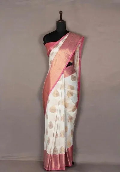 Banarasi Cotton Silk Woven Design Sarees