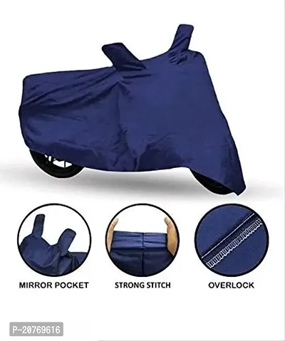 Water Resistant || Dustproof  UV Protection || Motorcycle || Scooty || Bike Body Cover || For All Two Wheeler Bikes || with Premium Polyester Fabric-thumb3