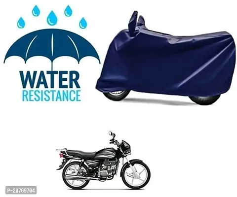 Water Resistant || Dustproof  UV Protection || Motorcycle || Scooty || Bike Body Cover || For All Two Wheeler Bikes || with Premium Polyester Fabric-thumb0