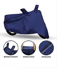 Water Resistant || Dustproof  UV Protection || Motorcycle || Scooty || Bike Body Cover || For All Two Wheeler Bikes || with Premium Polyester Fabric-thumb1