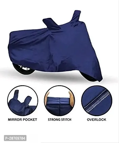 Water Resistant || Dustproof  UV Protection || Motorcycle || Scooty || Bike Body Cover || For All Two Wheeler Bikes || with Premium Polyester Fabric-thumb2