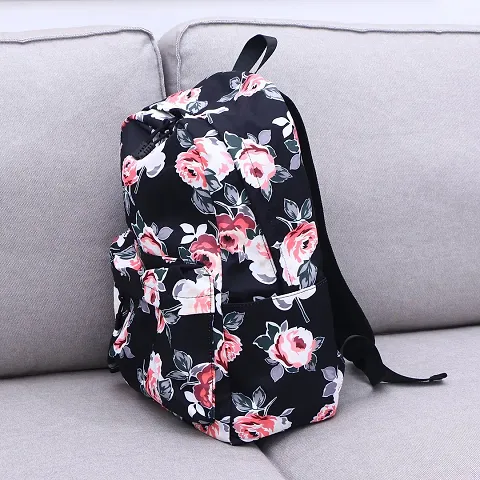 Stylish Printed PU Backpack