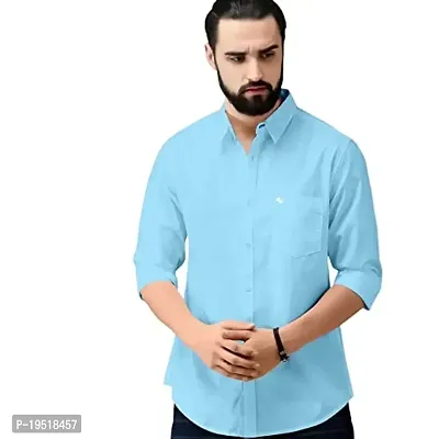 Stylish Fancy Cotton Blend Long Sleeves Casual Shirts For Men-thumb0